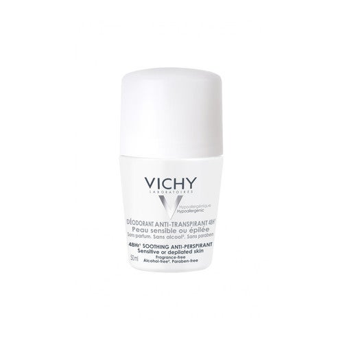 Vichy Sensitive Skin 48hr Anti-Perspirant Deodorant rulle