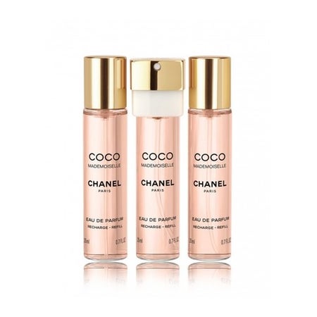 Chanel Coco Mademoiselle Eau de Parfum Recambio 3 x 20 ml de eau de parfum recarga
