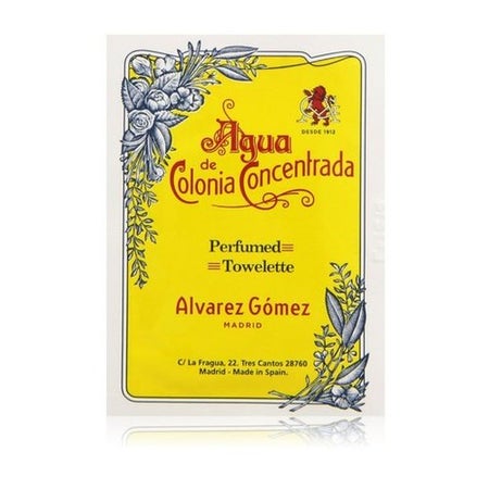Alvarez Gómez Agua de Colonia Concentrada Salviettine 10 pezzi