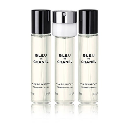 Chanel Bleu De Chanel Parfum Twist & Spray Refill 3x20ml/0.7oz 3x20ml/0.7oz  buy in United States with free shipping CosmoStore