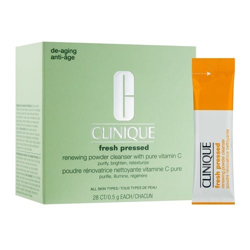 Clinique Fresh Pressed Renewing Powder Cleanser Hudtype 1/2/3/4