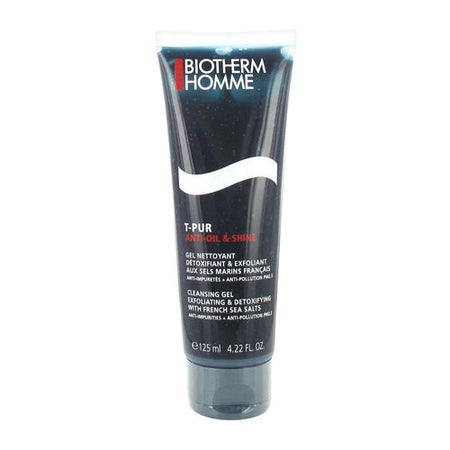 Biotherm Homme T-PUR Anti-Oil & Shine Black Gel Facial Cleanser