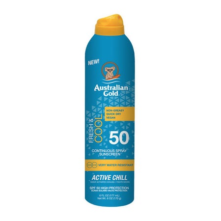 Australian Gold Continuous Active Chill Sunscreen Spray SPF 50