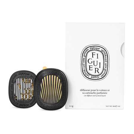 Diptyque Car Diffuser With Figuier Insert Interior Perfume 2.10 grams