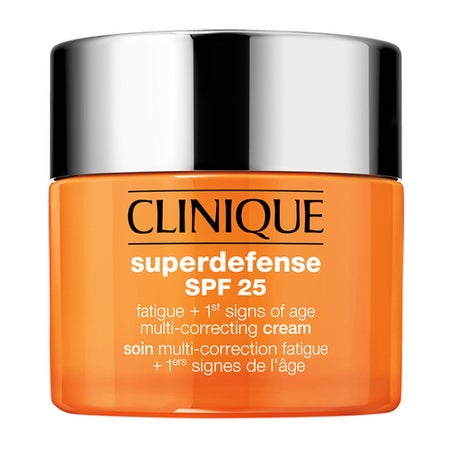 Clinique Superdefense Fatigue + 1st Signs Age Multi-Correcting Cream SPF 25 Hudtyp 1/2
