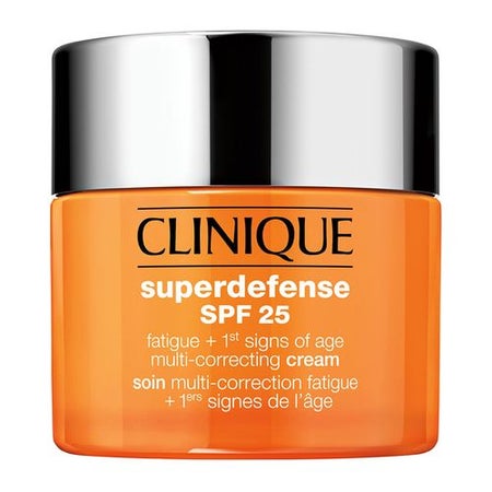 Clinique Superdefense Fatigue + 1st Signs Age Multi-Correcting Cream SPF 25 Type de peau 3/4