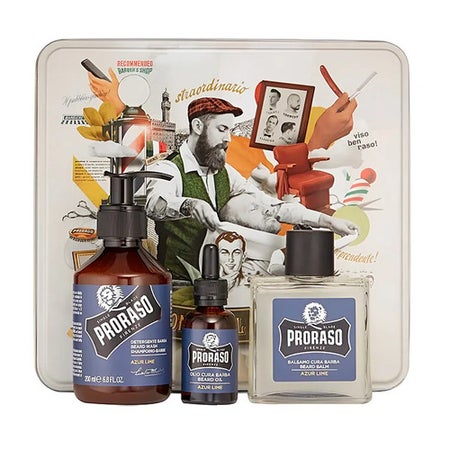 Proraso Giftset Beard Azur Lime