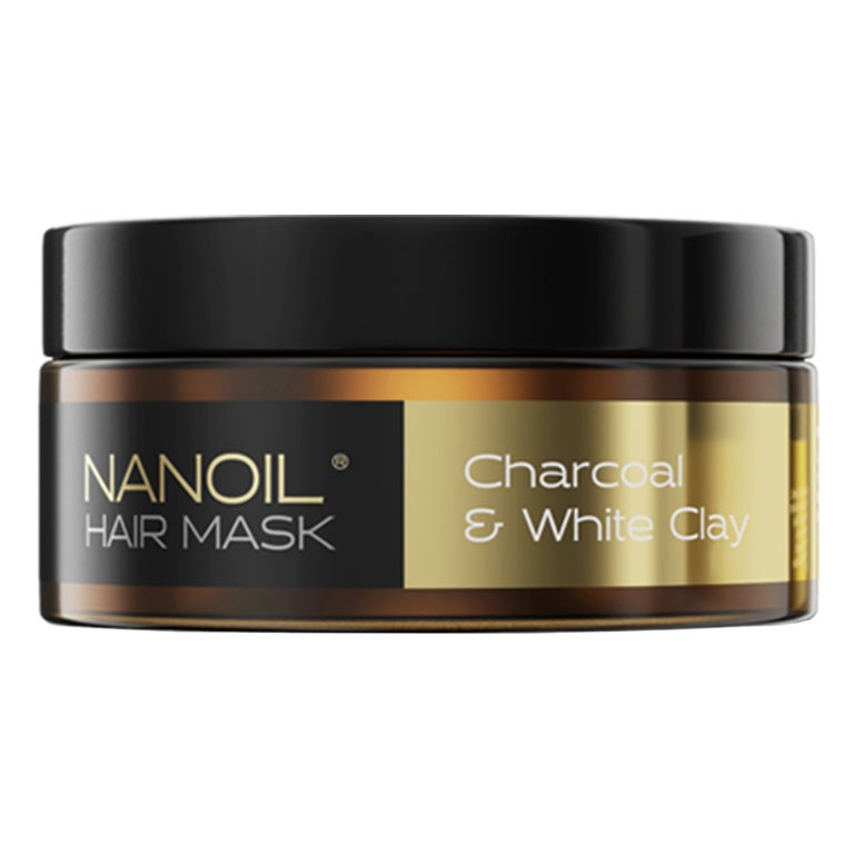 Nanoil Charcoal & White Clay Hair Mask