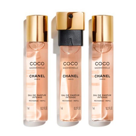 Chanel Coco Mademoiselle Intense Mini Twist and Spray Refills Eau de Parfum 3 x 7 ml