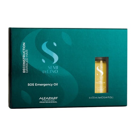 Alfaparf Milano Semi di Lino Reconstruction SOS Emergency Oil 6 x 13 ml