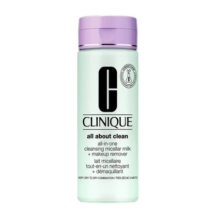 Clinique All About Clean All-in-One Cleansing Micellar Milk + Makeup Remover Huidtype 1/2
