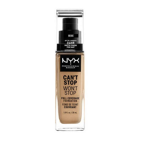 NYX Professional Makeup Can't Stop Won't Stop Full Coverage Foundation Beige 30 ml