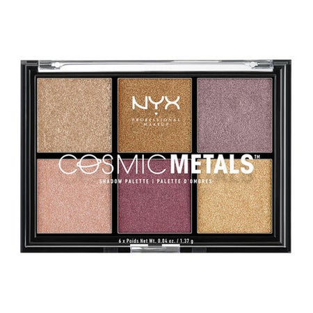 NYX Professional Makeup Cosmic Metals Eyeshadow palette 6 x 1.37 grams