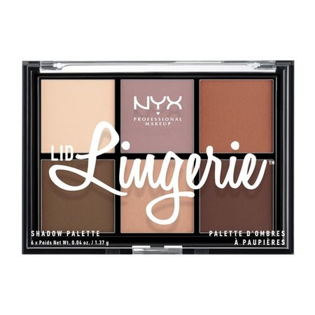 NYX Professional Makeup Lid Lingerie Palette de fards à paupières 6 x 1,37 grammes