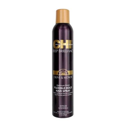 CHI Deep Brilliance Olive & Monoi Optimum Finish Flexible Hold Spray