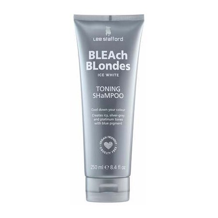 Lee Stafford Bleach Blondes Ice White Shampooing argent 250 ml
