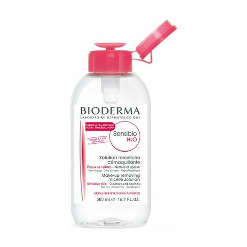 Bioderma Sensibio Agua de limpieza micelar Con botella de bombeo