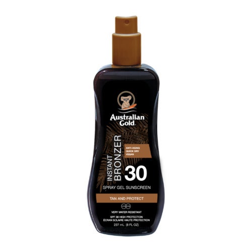 Australian Gold Instant Bronzer Protection solaire SPF 30