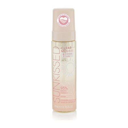Sunkissed Clear Mousse 1 Hour Tan Clean Ocean Edition