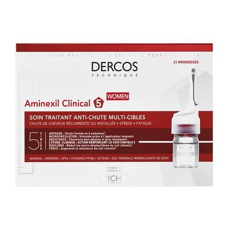 Vichy Dercos Technique Aminexil Clinical 5 Women 21 ampollas