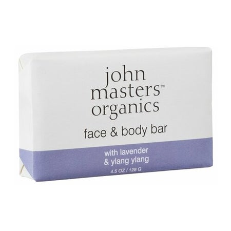John Masters Organic Face & Body Bar with Lavender & Ylang Ylang 128 Gramm