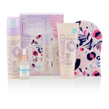 Sunkissed Pure Glow Collection Tanning Set Dark