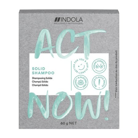 Indola Act Now! Solid Shampoo Bar 60 grammes
