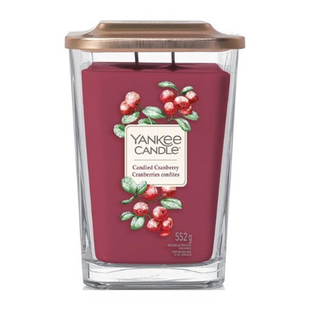 Yankee Candle Candied Cranberry Bougie Parfumée 552 grammes