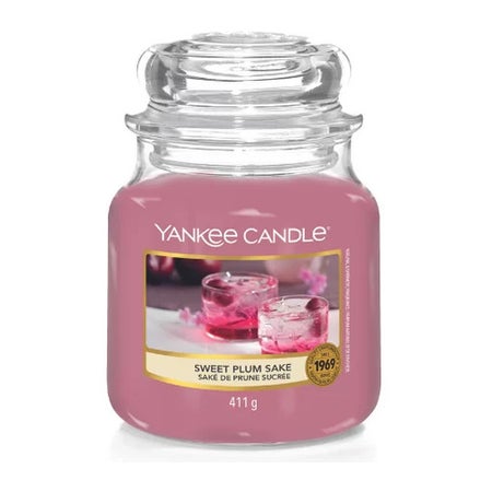 Yankee Candle Sweet Plum Sake Bougie Parfumée 411 grammes