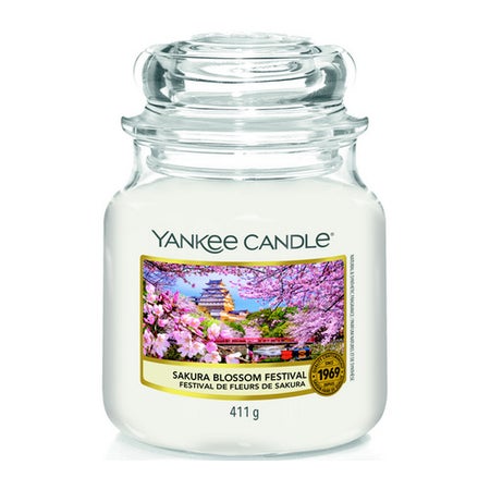 Yankee Candle Sakura Blossom Festival Candela Profumata 411 grammi