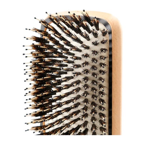 Kashōki Touch Of Nature Paddle Haarbürste – Holz, Mit Nylon- & Wildschweinborsten