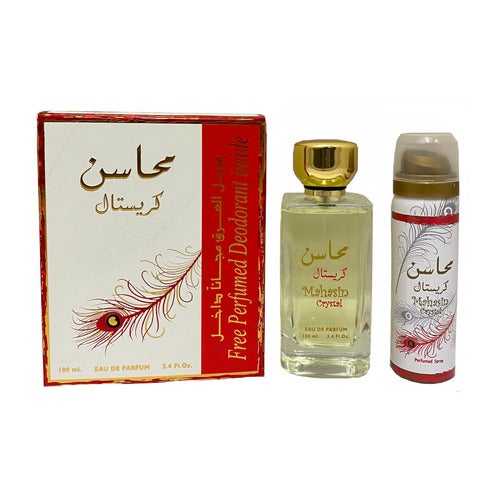 Lattafa Mahasin Crystal Gift Set