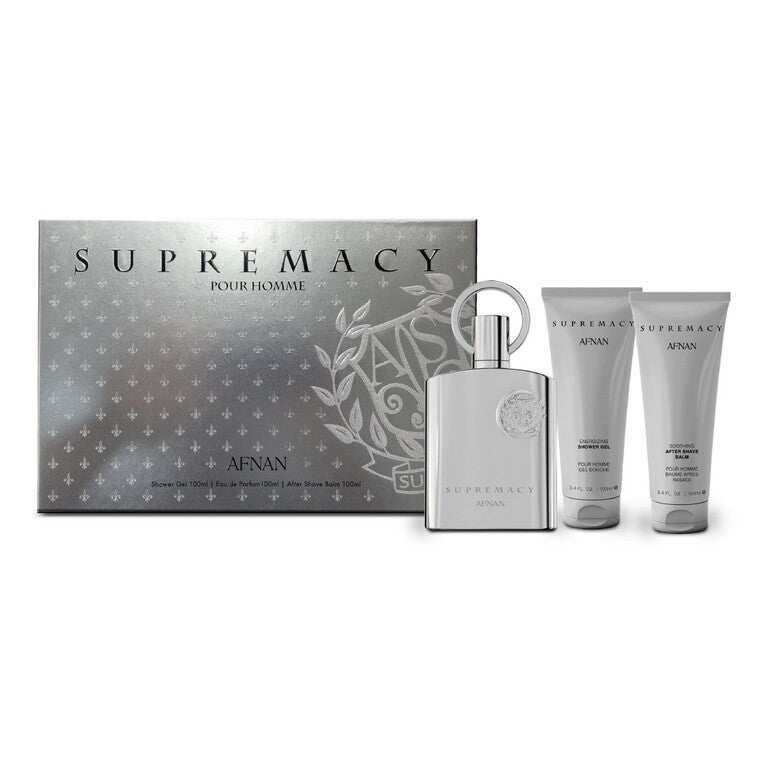 Afnan Supremacy Silver Gift Set | Deloox.com