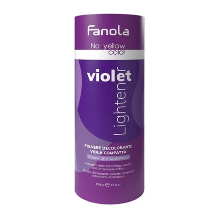 Fanola No Yellow Violet Lightener Polvo rubio 450 g