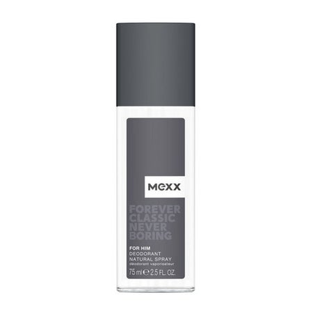 Mexx Forever Classic Never Boring Deodorant in Glass 75 ml