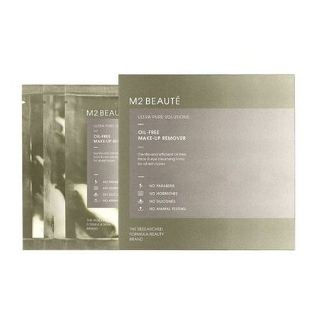 M2 Beauté Ultra Pure Solutions Oil-Free Make-up Remover Pads 7 x 2 stk