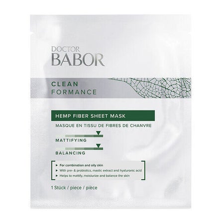 Babor Clean Performance Hemp Fiber Sheet mask 1 piece