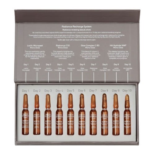 Sarah Chapman Radiance Recharge System Ampoules Setti