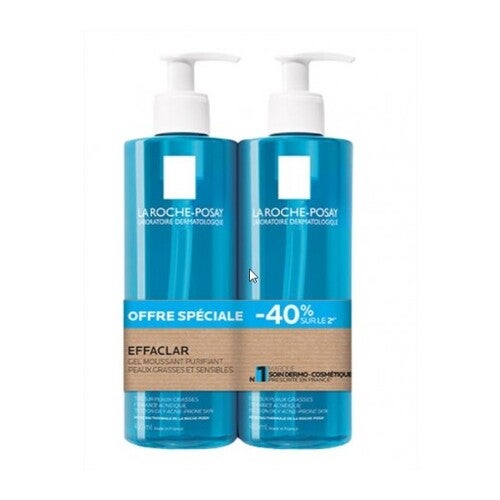 La Roche-Posay Effaclar Purifying Foaming Gel Duo Coffret