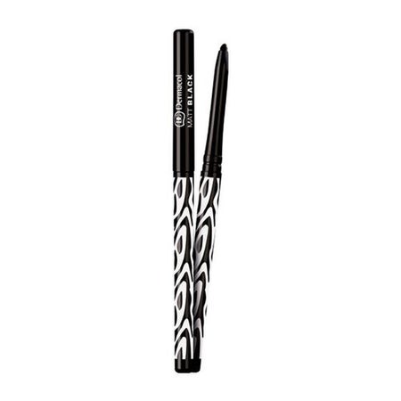 Dermacol Matt Black Crayon pour les yeux Noir 0,35 grammes