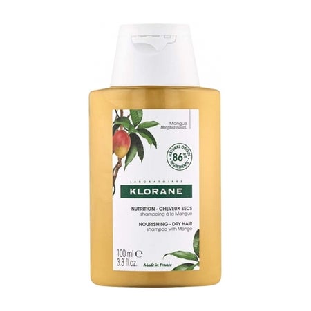 Klorane nourishing shampoo with mango butter 100 ml