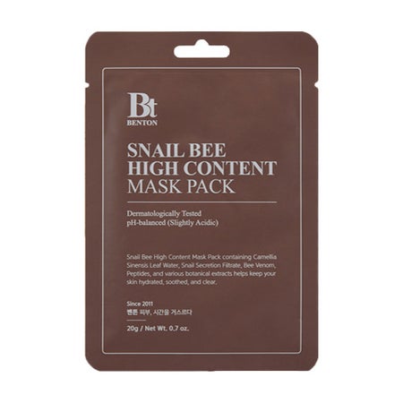 Benton Snail Bee High Content Mask Pack 1 x 20 ml