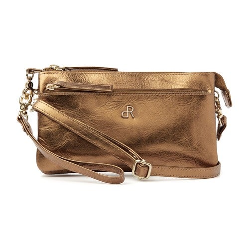 dR Amsterdam Clutch Metallics Gold