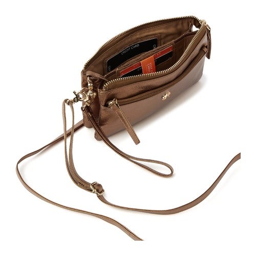 dR Amsterdam Clutch Metallics Gold