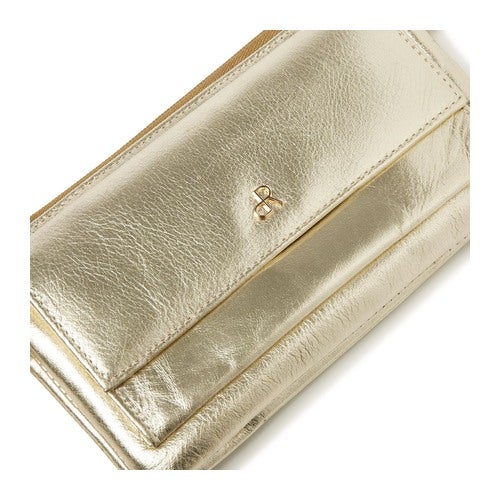 dR Amsterdam Clutch Metallics Light Gold