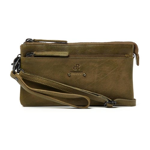 dR Amsterdam Clutch Olive