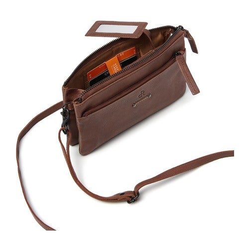 dR Amsterdam Clutch Brown