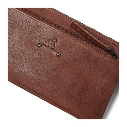 dR Amsterdam Clutch Brown