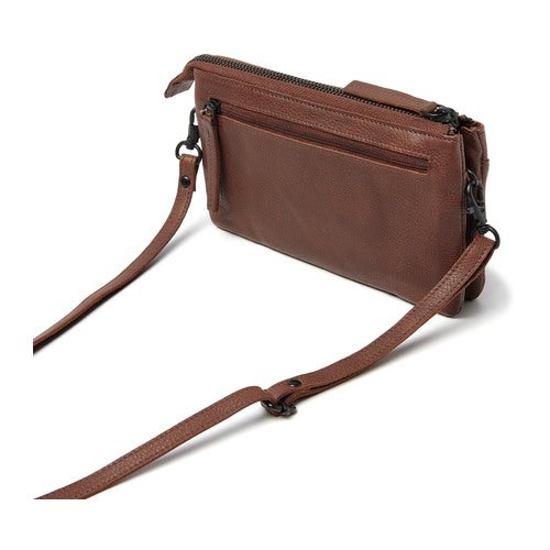 dR Amsterdam Clutch Brown