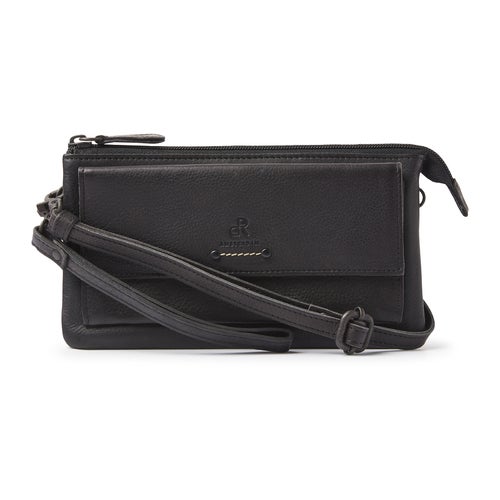 dR Amsterdam Clutch Black